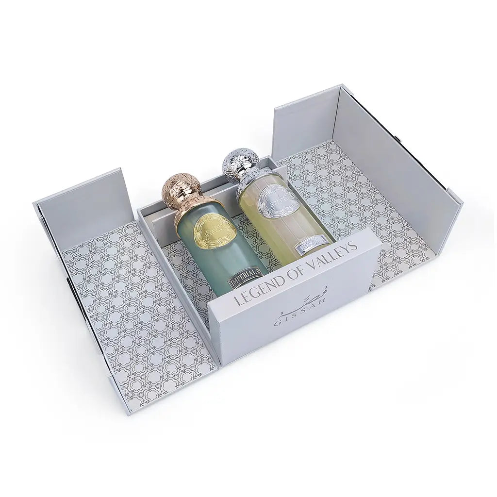Gissah Legend of Valleys – Coffret Parfum Unisexe | Hudson Valley II & Imperial Valley II